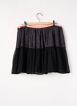 Jupe courte taille élastique noir SEE U SOON femme