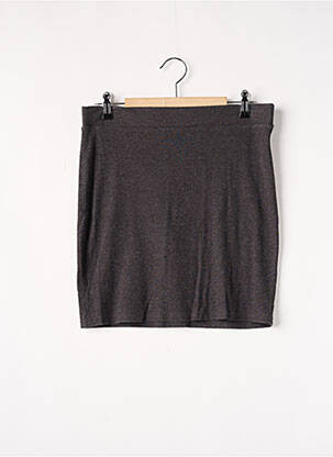 Jupe courte taille élastique gris DIVIDED H&M femme