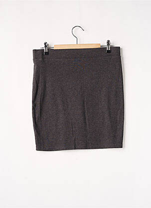 Jupe courte taille élastique gris DIVIDED H&M femme