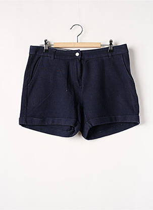 Short fermeture zippée sous rabat boutonné taille normale bleu PETIT BATEAU femme