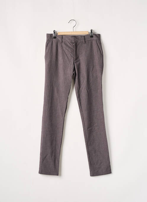 Pantalon chino tissage popeline gris TEDDY SMITH femme