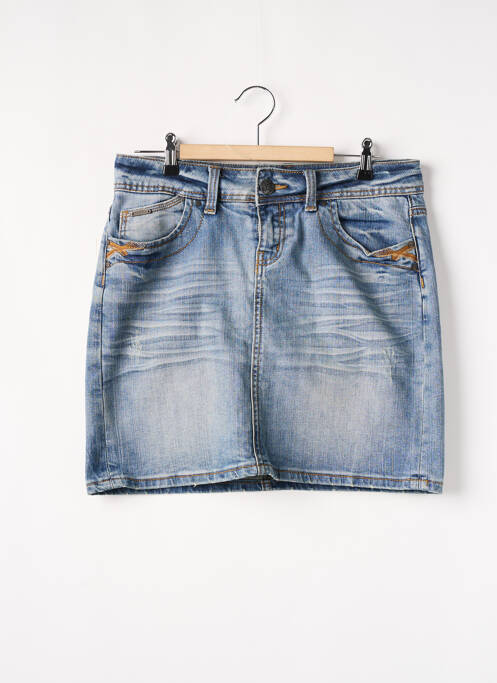 Jupe courte poches bleu CACHE CACHE femme