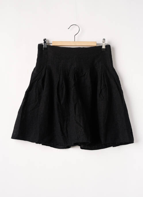 Jupe courte fermeture zippée au dos noir ZARA femme