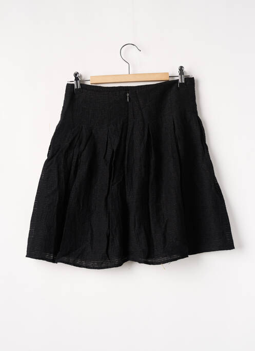 Jupe courte fermeture zippée au dos noir ZARA femme