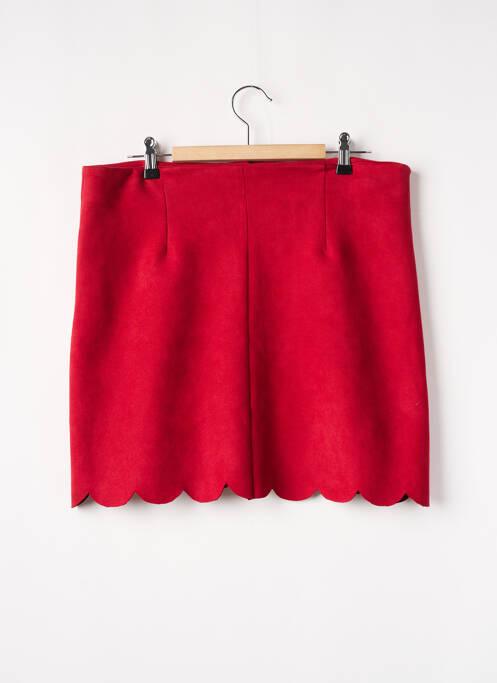 Jupe courte rouge Y'COO pour femme
