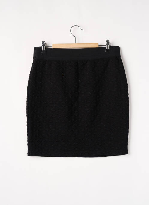 Jupe mi-longue noir CAMAIEU pour femme