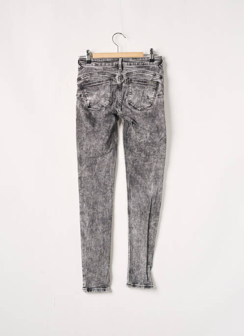 Pantalon slim gris MANGO pour femme
