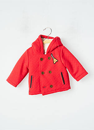 Veste casual fermeture boutonnée sur le devant rouge CATIMINI enfant