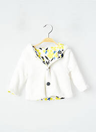 Veste casual fermeture boutonnée sur le devant blanc CATIMINI fille