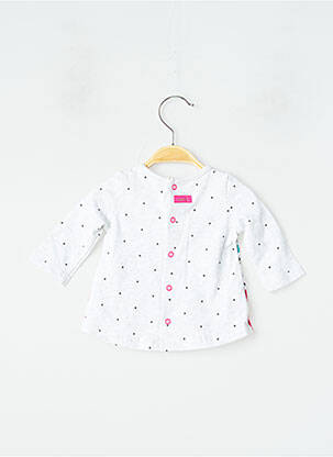 T-shirt fermeture pressionnée manches longues gris CATIMINI fille