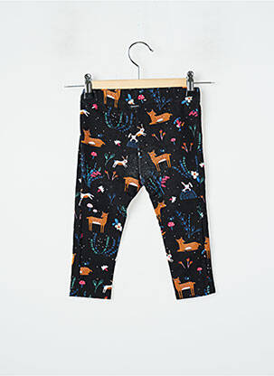 Legging stretch taille élastique noir CATIMINI fille