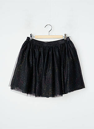 Jupe mi-longue doublure noir CATIMINI fille