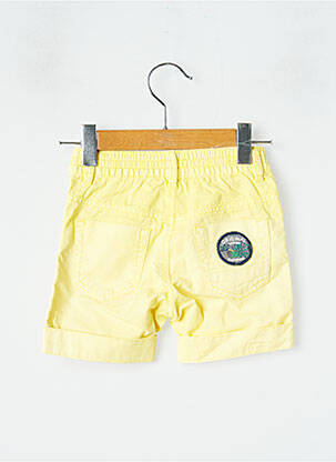 Short délavé taille élastique jaune CATIMINI garçon