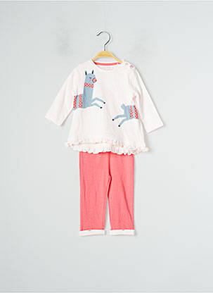 Pyjama tissage jersey rose ESPRIT fille