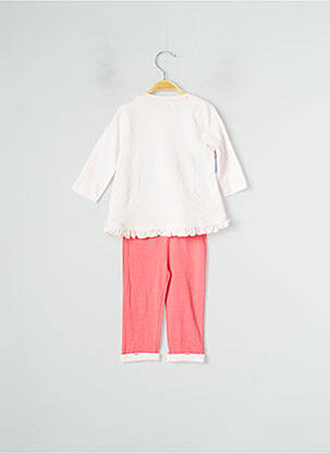 Pyjama tissage jersey rose ESPRIT fille