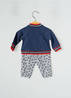 Combi-pantalon coupe cintrée manches longues bleu 3 POMMES garçon