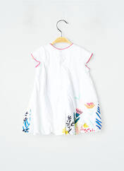 Robe mi-longue blanc CATIMINI pour fille seconde vue