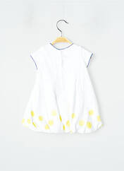 Robe mi-longue blanc CATIMINI pour fille seconde vue