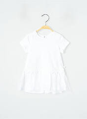 Robe mi-longue blanc IKKS pour fille seconde vue