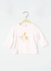 T-shirt rose CATIMINI pour fille seconde vue