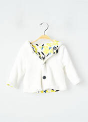 Veste casual blanc CATIMINI pour fille seconde vue