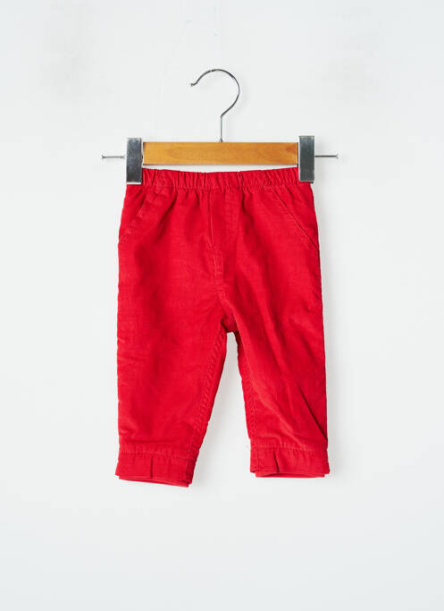 Pantalon droit rouge SANS MARQUE pour garçon