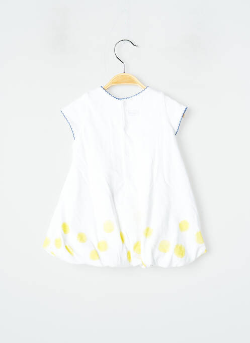 Robe mi-longue blanc CATIMINI pour fille