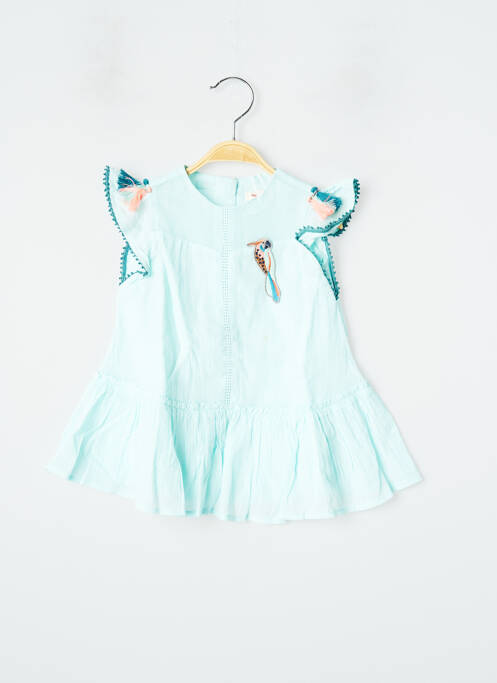 Robe mi-longue bleu CATIMINI pour fille