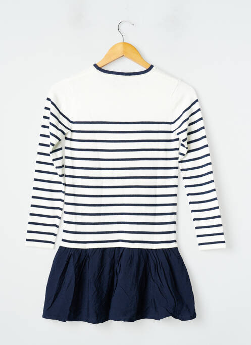 Robe pull blanc 3 POMMES pour fille