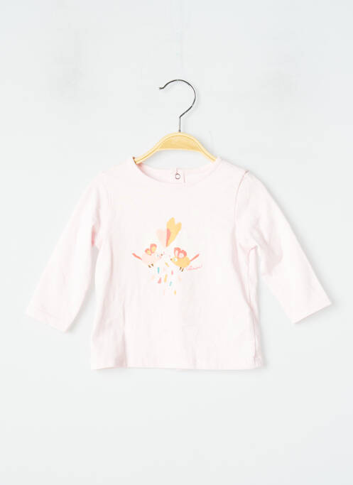 T-shirt rose CATIMINI pour fille