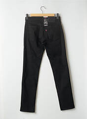 Jeans coupe slim noir LEWIS HENRY pour homme seconde vue