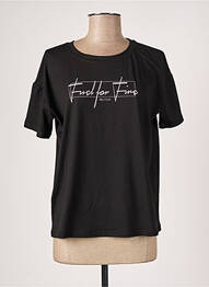 T-shirt sérigraphie floquée manches courtes noir ONLY PLAY femme