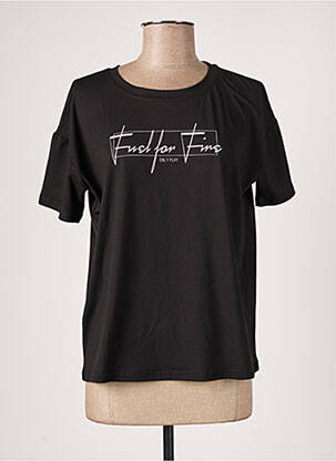 T-shirt manches mi-longues manches courtes noir ONLY PLAY femme