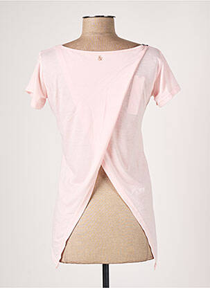 T-shirt sérigraphie manches courtes rose HAPPY & SO femme