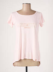 T-shirt rose HAPPY & SO pour femme seconde vue