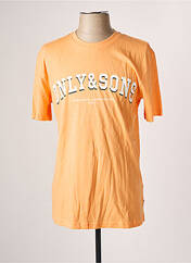 T-shirt orange ONLY&SONS pour homme seconde vue