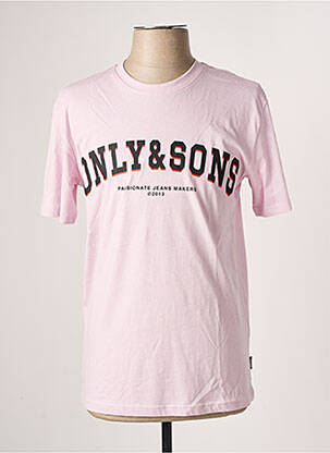 T-shirt violet ONLY&SONS pour homme