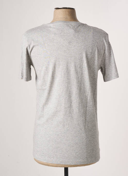 T-shirt stretch manches courtes gris MONSIEUR TSHIRT homme