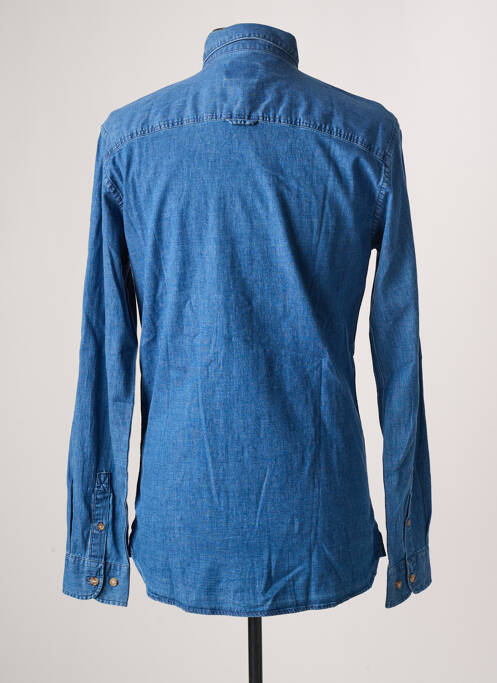 Chemise manches longues bleu ONLY&SONS pour homme