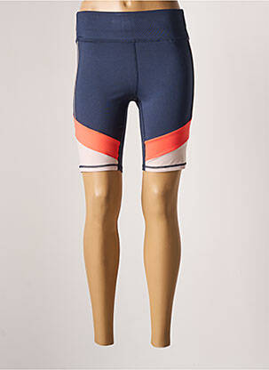 Cycliste effet matière satinée taille haute bleu ONLY PLAY femme
