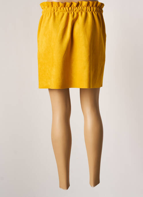 Jupe courte jaune TEDDY SMITH pour femme