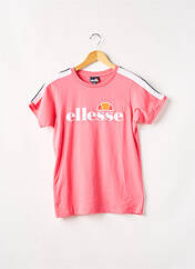 T-shirt rose ELLESSE pour fille seconde vue