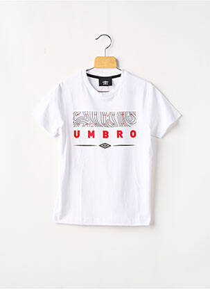 T-shirt blanc UMBRO pour garçon