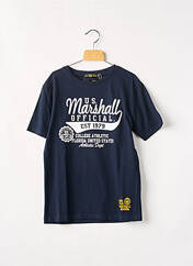 T-shirt bleu U.S MARSHALL pour garçon seconde vue