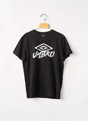 T-shirt noir UMBRO pour garçon seconde vue
