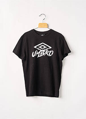 T-shirt noir UMBRO pour garçon