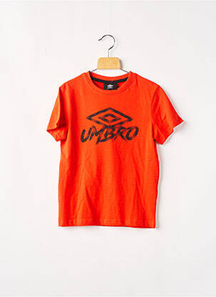 T-shirt orange UMBRO pour garçon