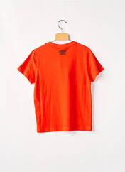 T-shirt orange UMBRO pour garçon seconde vue