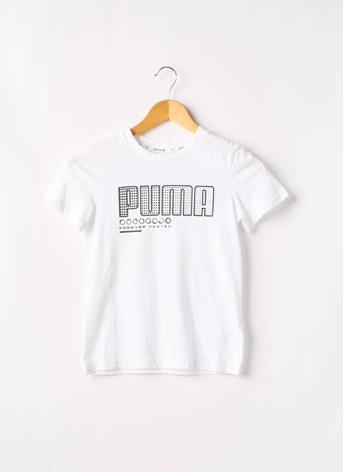 T-shirt blanc PUMA pour fille