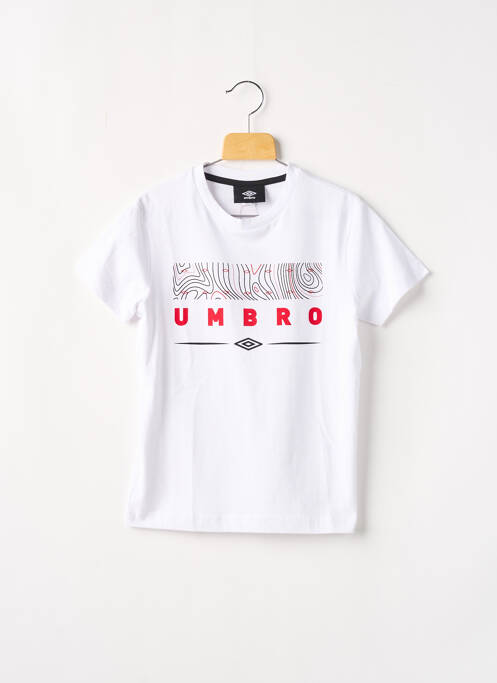 T-shirt blanc UMBRO pour garçon